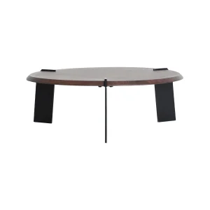 Tavolino Sursee en madera de acacia marrón marrón – Estilo Contemporáneo