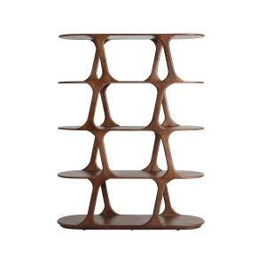 Estanteria Takala en madera de mango marrón marrón – Estilo Contemporáneo