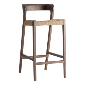 Taburete Flaeh en madera de roble marrón – Estilo Contemporáneo
