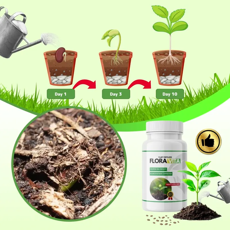 FloraVita™ – Fertilizante para Plantas en Otoño e Invierno