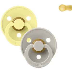 PACK 2 CHUPETES BIBS ·ROUND SUNSHINE/SAND·