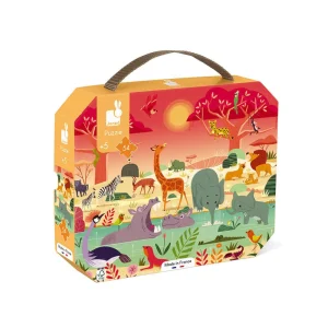 PUZZLE JANOD +5 AÑOS ·LA RESERVA DE ANIMALES 54 PIEZAS·